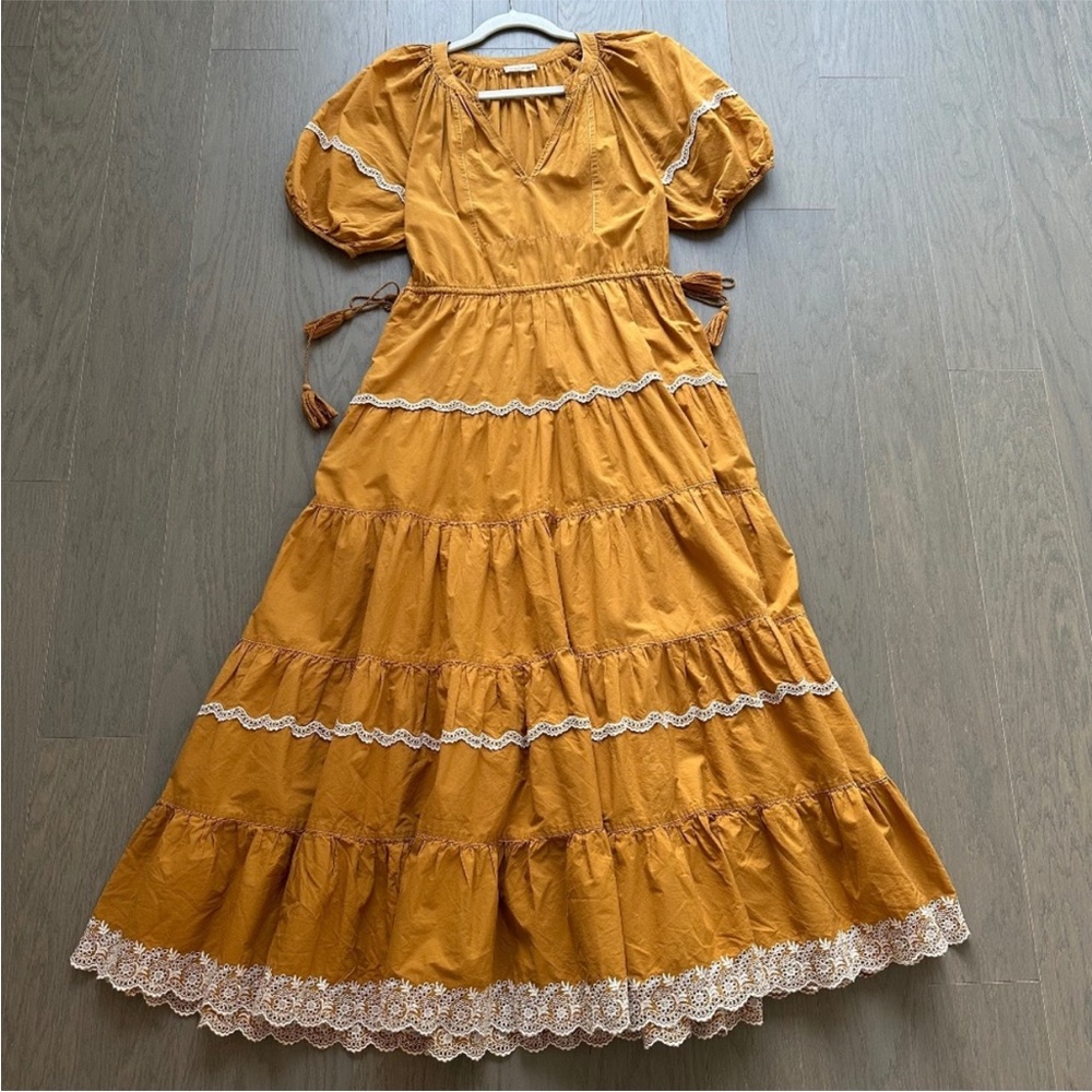 Ulla Johnson - Claribel Dress - Women - Cotton/Polyester - 2 - Yellow - Picture 3 of 8